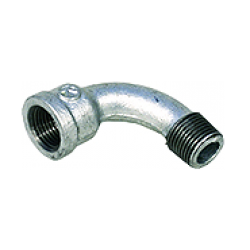 Galvanized Iron (GI) Fittings Short Bend 1/2"
