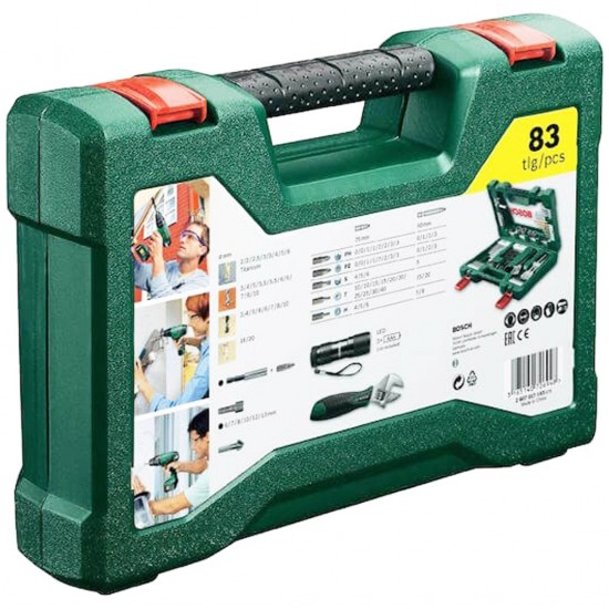 BOSCH V-Line 83PCS Drill Bit & Screwdriver Bit Set (2607017193)