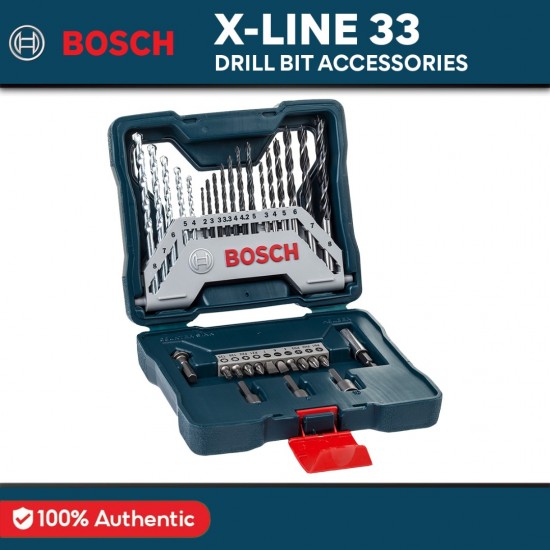 BOSCH X-Line 33PCS Drill Bit & Screwdriver Bit Set (2607017398)