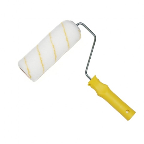 Besi & Logam #7210CF 180.0MM (7") Cage Roller Frame, 12.0MM Acrylic Medium Pile Roller Sleeve Besi & Logam #7210CF 180.0MM (7") Cage Roller Frame, 12.0MM Acrylic Medium Pile Roller Sleeve