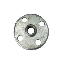 Galvanized Iron (GI) Fittings Round Flange with or without Holes 1/2"