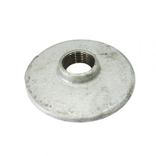 Galvanized Iron (GI) Fittings Round Flange with or without Holes 1/2"
