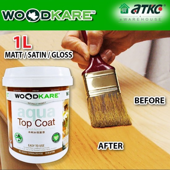 Wood-Kare Aqua Top Coat Finishing 1L