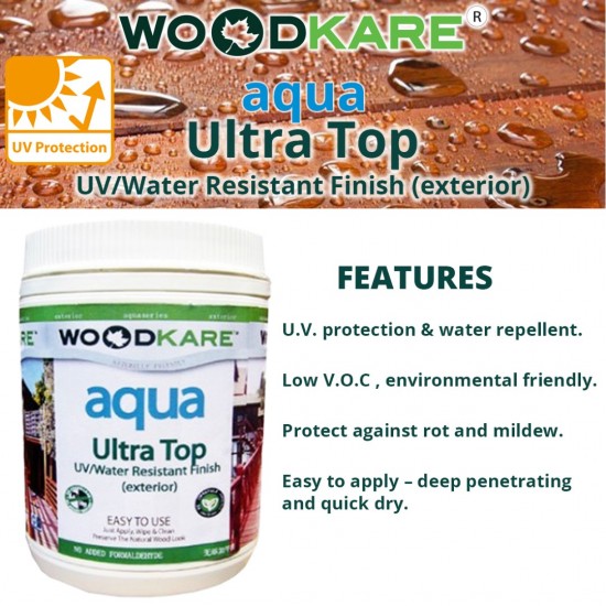 Wood-Kare Aqua Ultra Top Water-Based UV/Water Resistant Finish 5L
