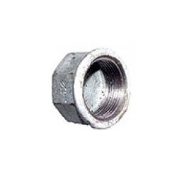 Galvanized Iron (GI) Fittings Round Cap 1 1/2"