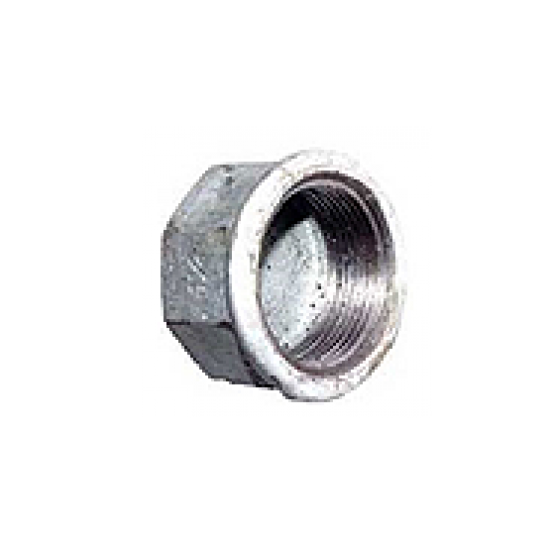 Galvanized Iron (GI) Fittings Round Cap 1 1/2"