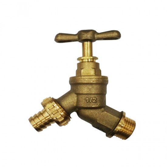 City Brass Garden Tap 1/2" with Hose Nozzle