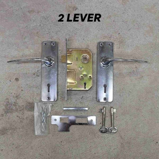 Fuda Mortice Door Lock - 2-Lever / 3-Lever / 202 (2-Lever) / Gate Lock (2-Lever)