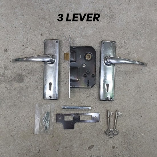 Fuda Mortice Door Lock - 2-Lever / 3-Lever / 202 (2-Lever) / Gate Lock (2-Lever)