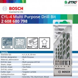 Bosch #2608680798 Multi-Material Multi-Purpose Drill Bits Sets  (5PCS/SET)