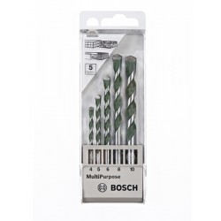 Bosch #2608680798 Multi-Material Multi-Purpose Drill Bits Sets  (5PCS/SET)