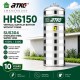 ATKC HHS150 Vertical Flat Bottom Without Stand SUS304 Stainless Steel Water Tank 1500L/330G