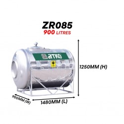ATKC ZR085 Horizontal With Stand SUS304 Stainless Steel Water Tank 900L/200G
