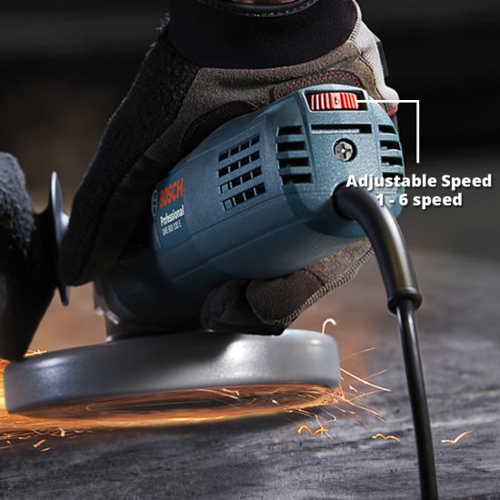 BOSCH GWS 900-100S Angle Grinder Professional 4" 900W with Adjustable Speed (06013961L0)