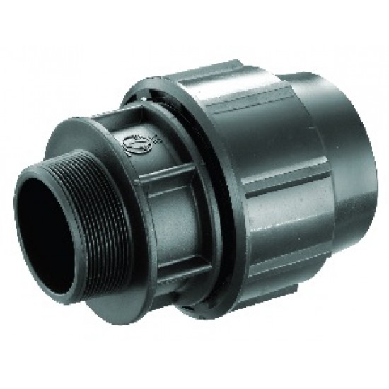 HDPE Poly Fittings Male Threaded Adaptor 25mm x 1/2"