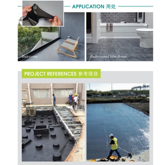 Dritech Superlastic S800 High Performance Elastomeric Polyurethane Modified Waterproofing 20KG (Black)