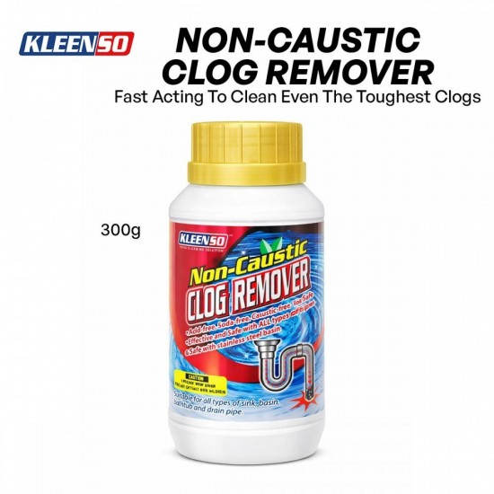 Kleenso Non-Caustic Clog Remover 300G (Powder) Kleenso Non-Caustic Clog Remover 300G (Powder)