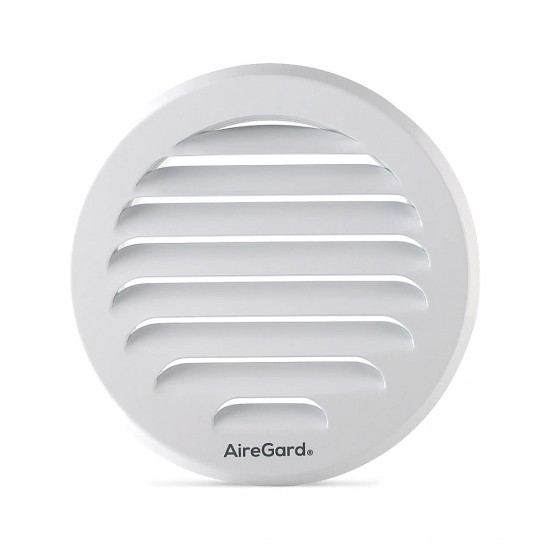 AireGard AA-LRE4AL / AA-LRE6AL Round External Aluminium Louver 4" (100MM) / 6" (150MM)