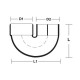 Bina Plastic UPVC Underground Fittings U-Body 4" 110MM