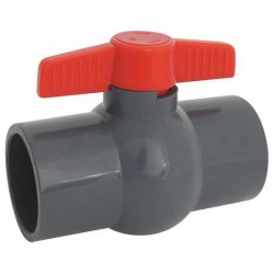 LD PVC Compact Ball Valve LD-828 6" DN150mm (Socket End)