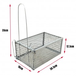 Galvanized Mouse Trap Cage Box Type 7" (W) x 5" (H) x 11" (L)