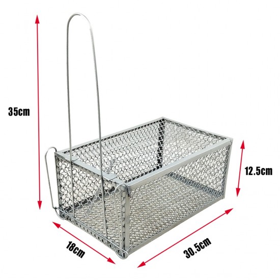 Galvanized Mouse Trap Cage Box Type 7" (W) x 5" (H) x 11" (L)