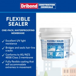 Dribond Flexible Sealer One-Pack Waterproofing Membrane 15L (Liquid)