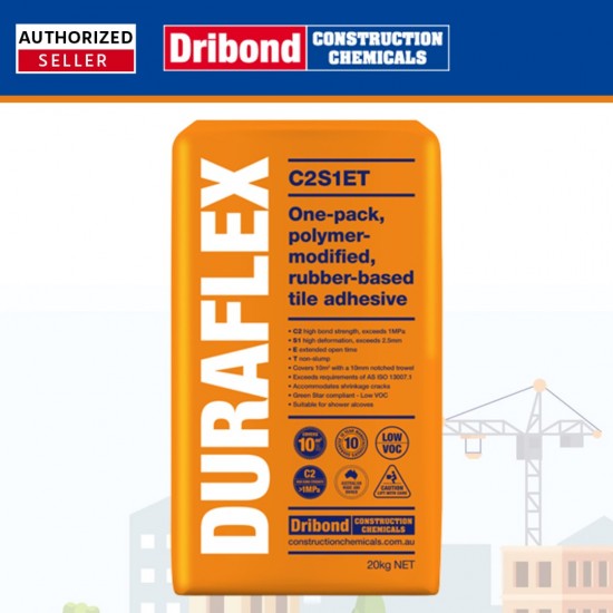 Dribond Duraflex A One Pack Rubber Modified Ceramic Tile Adhesive 20KG
