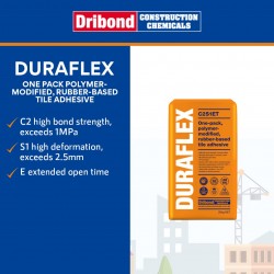 Dribond Duraflex A One Pack Rubber Modified Ceramic Tile Adhesive 20KG