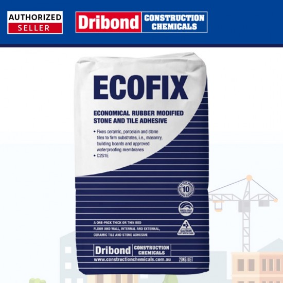 Dribond Ecofix Economical Rubber Modified Stone & Tile Adhesive 20KG