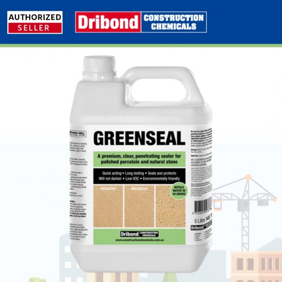 Dribond Greenseal Premium Clear Penetrating Sealer For Polished Porcelain & Natural Stone 1L