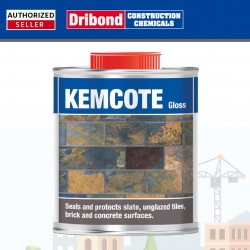 Dribond Kemcote Gloss Clear Gloss Wet Look Coating For Porous Surfaces & Slate 1L