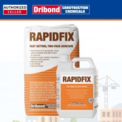 Dribond Rapidfix Fast Setting,Two-Pack, Adhesive For Moisture Sensitive Stone 20KG (Grey)