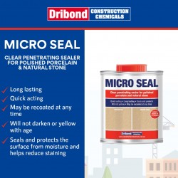 Dribond Micro Seal Clear Penetrating Sealer For Polished Porcelain & Natural Stone 4L