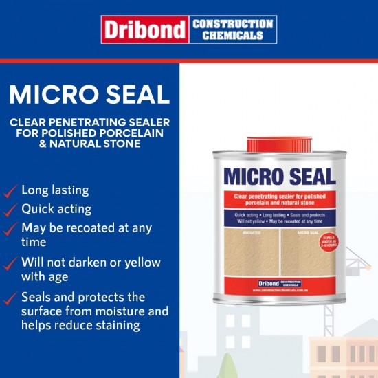 Dribond Micro Seal Clear Penetrating Sealer For Polished Porcelain & Natural Stone 4L