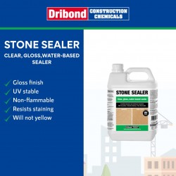 Dribond Stone Sealer Clear Gloss Internal Waterbased Sealer 5L