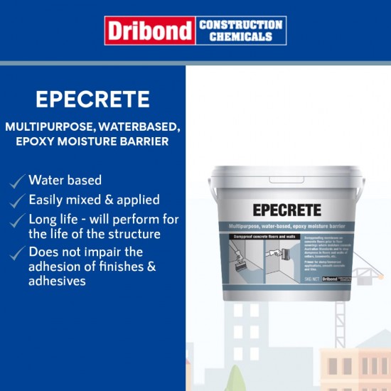 Dribond Epecrete Multipurpose, Water Based, Epoxy Moisture Barrier 3KG
