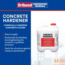 Dribond Concrete Hardener Chemically Hardens Concrete Floors 20L