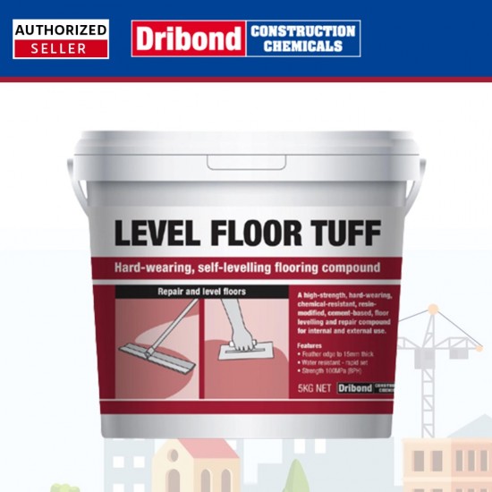 Dribond Level Floor Tuff Hard-Wearing, Self-Levelling Flooring Compound 20KG