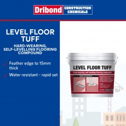 Dribond Level Floor Tuff Hard-Wearing, Self-Levelling Flooring Compound 20KG