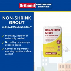 Dribond Non-Shrink Grout Class A Expanding Grout 20KG