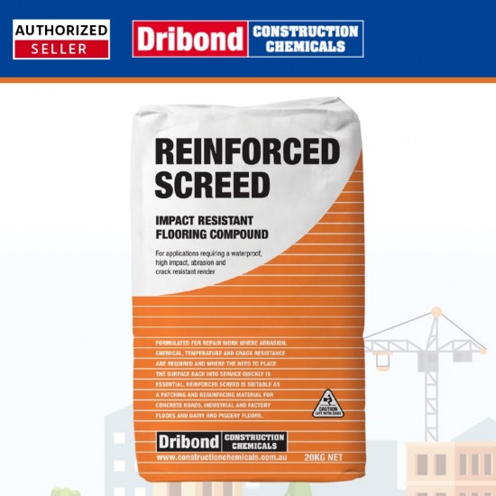 Dribond Reinforced Screed Impact Resistant Flooring Compound 20KG