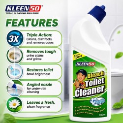 Kleenso Bleach Toilet Bowl Cleaner 600ML