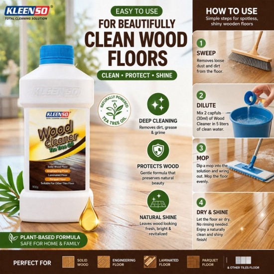  Kleenso Wood Cleaner Tea Tree Oil 900G