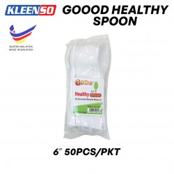 Kleenso Goood Healthy Spoon 6" 50PCS/PKT