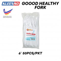 Kleenso Goood Healthy Fork 6" 50PCS/PKT