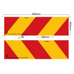 3M™ Diamond Grade™ Conspicuity Marking (Red/Yellow)