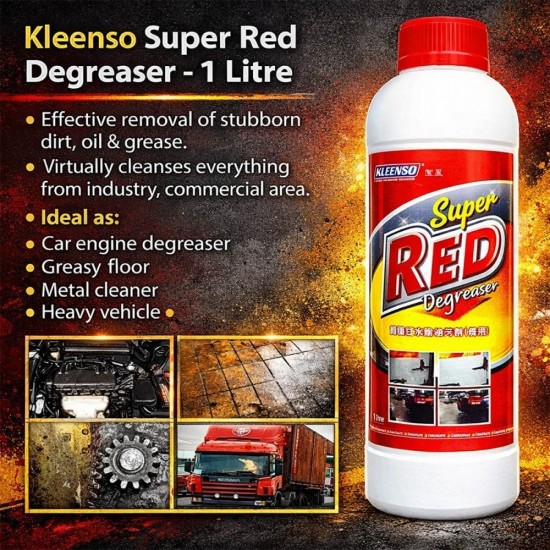 Kleenso Super Red Degreaser 1L Kleenso Super Red Degreaser 1L