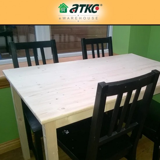 Home Store Pine Wood Timber Table Top Smooth Planed Eased Four Edges (E4E) 34MM (T) x 580MM (W) x 1200MM (L) Home Store Pine Wood Timber Table Top Smooth Planed Eased Four Edges (E4E) 34MM (T) x 580MM (W) x 1200MM (L)