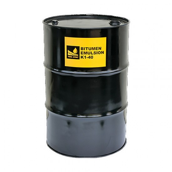 Bitumen Emulsion Tack Coat K1-40 200KG DRUM (Commercial Quality) Bitumen Emulsion Tack Coat K1-40 200KG DRUM (Commercial Quality)
